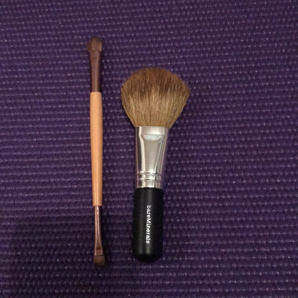 Two brushes one double-sided